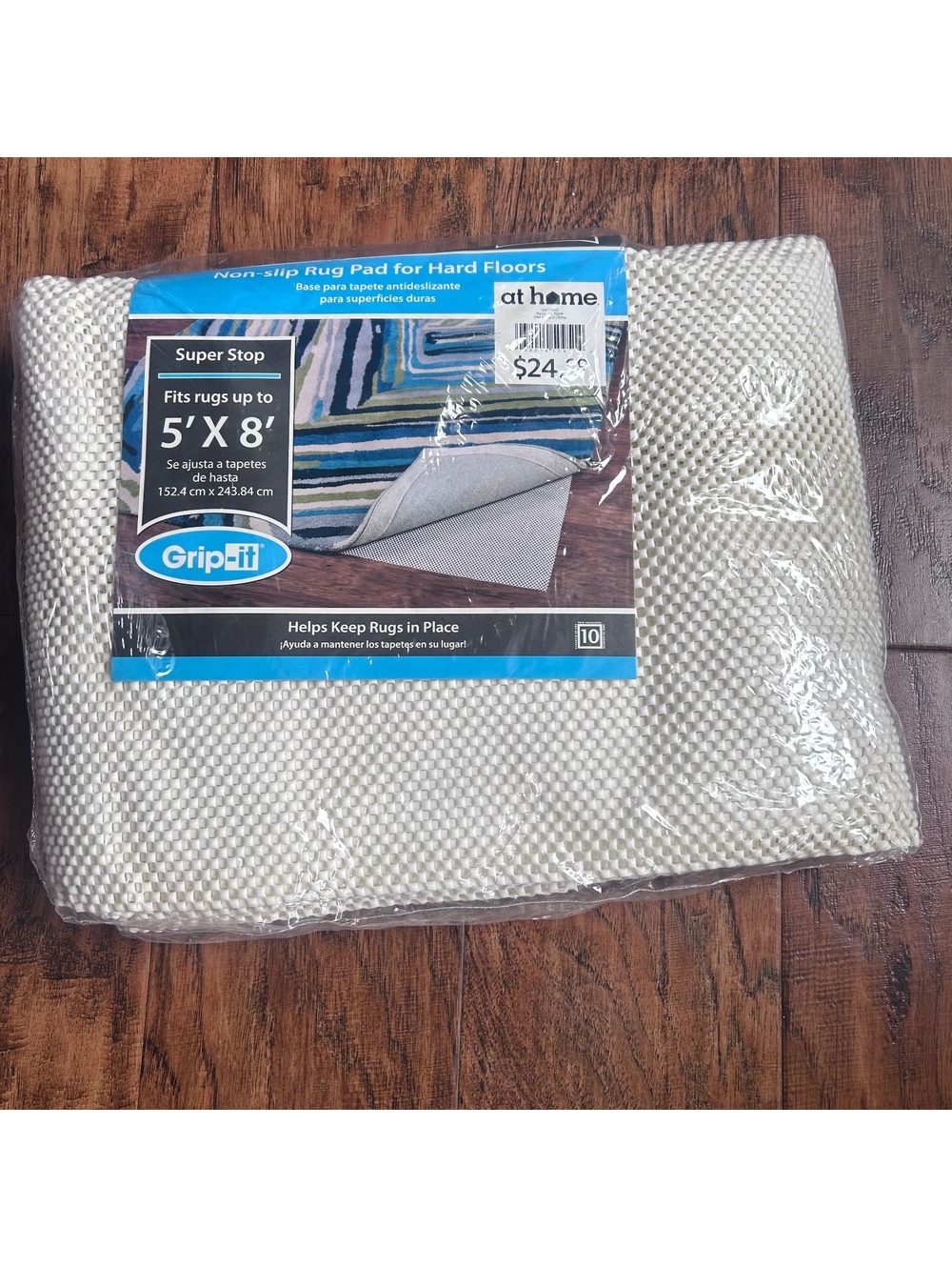 Brand New Grip-it Non-Slip Rug Pad for Hard Floors
